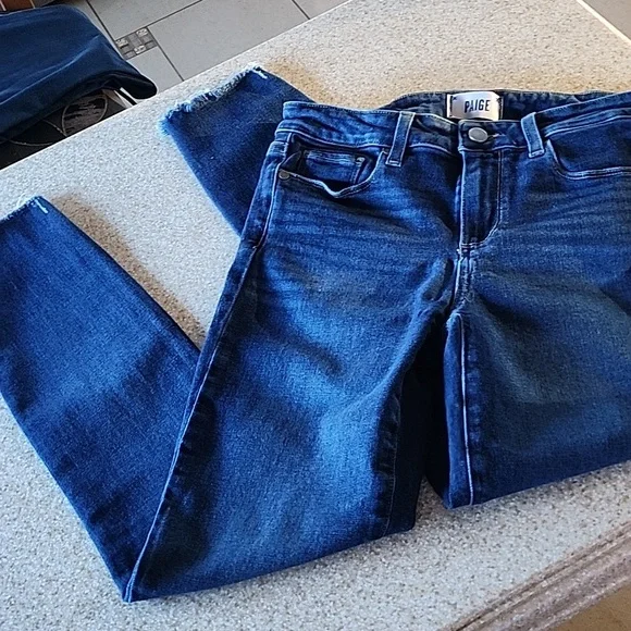 PAIGE Verdugo Ankle Skinny Mid-Rise Jeans Size 28 - Picture 2 of 12